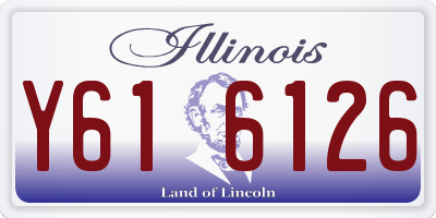 IL license plate Y616126
