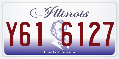 IL license plate Y616127