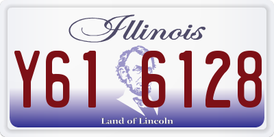 IL license plate Y616128