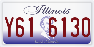 IL license plate Y616130
