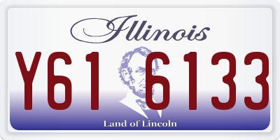 IL license plate Y616133