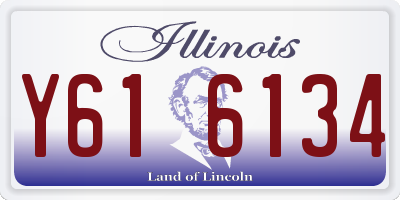 IL license plate Y616134