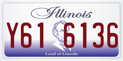 IL license plate Y616136