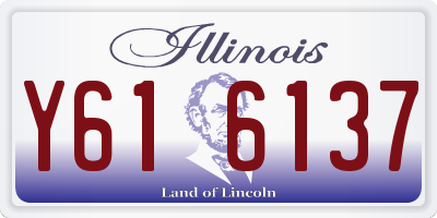 IL license plate Y616137