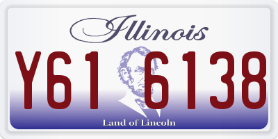 IL license plate Y616138