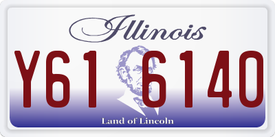 IL license plate Y616140