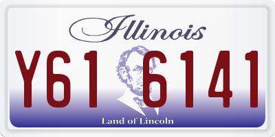 IL license plate Y616141