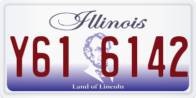 IL license plate Y616142