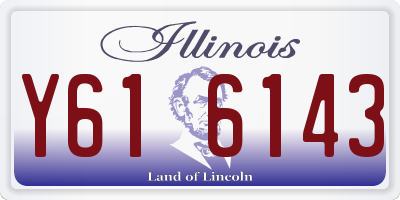 IL license plate Y616143