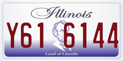 IL license plate Y616144