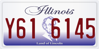 IL license plate Y616145