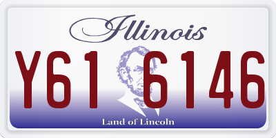 IL license plate Y616146
