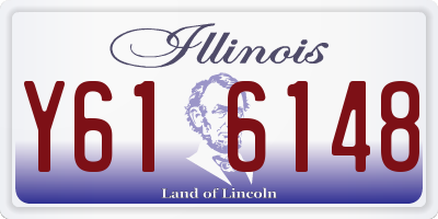 IL license plate Y616148
