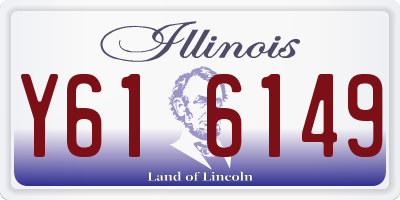 IL license plate Y616149