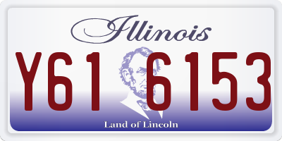 IL license plate Y616153