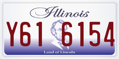 IL license plate Y616154