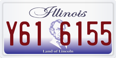 IL license plate Y616155