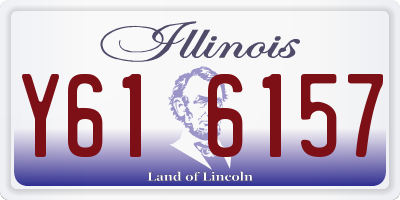 IL license plate Y616157