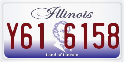 IL license plate Y616158