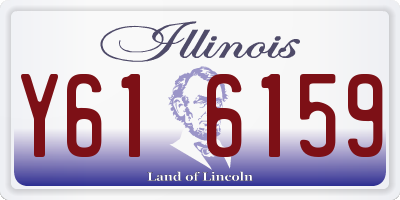 IL license plate Y616159