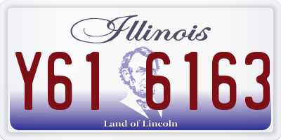 IL license plate Y616163