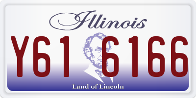 IL license plate Y616166