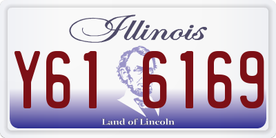 IL license plate Y616169