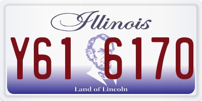IL license plate Y616170