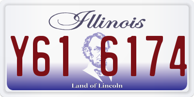 IL license plate Y616174