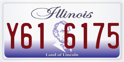 IL license plate Y616175