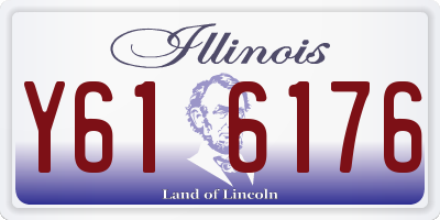IL license plate Y616176