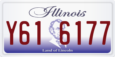 IL license plate Y616177