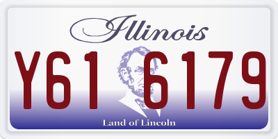 IL license plate Y616179