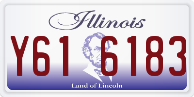 IL license plate Y616183