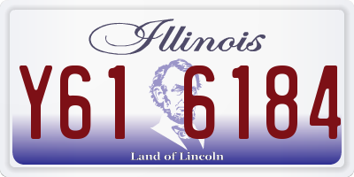 IL license plate Y616184