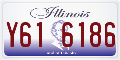 IL license plate Y616186