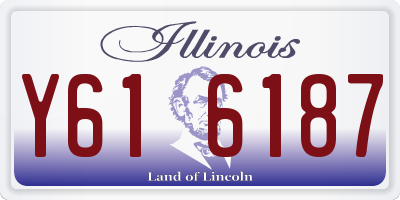 IL license plate Y616187