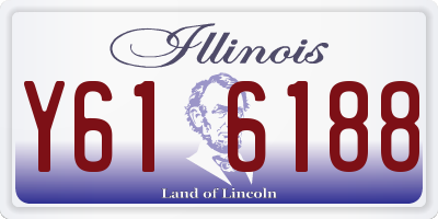IL license plate Y616188