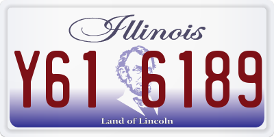 IL license plate Y616189