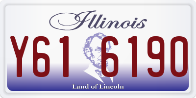 IL license plate Y616190