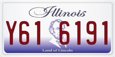 IL license plate Y616191