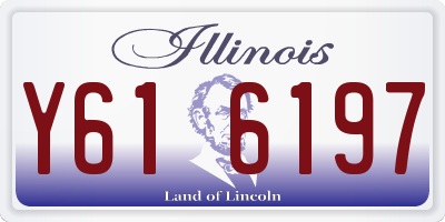 IL license plate Y616197
