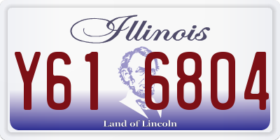 IL license plate Y616804
