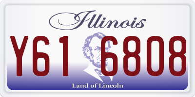 IL license plate Y616808