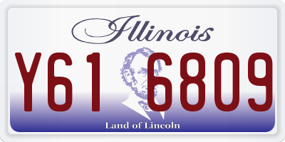 IL license plate Y616809