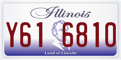 IL license plate Y616810