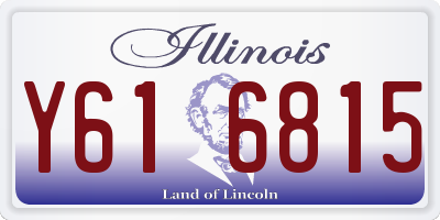 IL license plate Y616815
