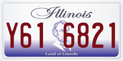 IL license plate Y616821