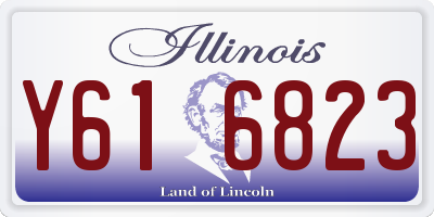 IL license plate Y616823