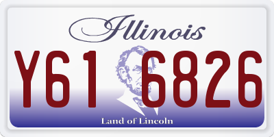 IL license plate Y616826